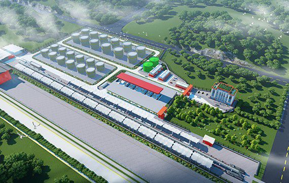 9.6萬立方米成品油油...